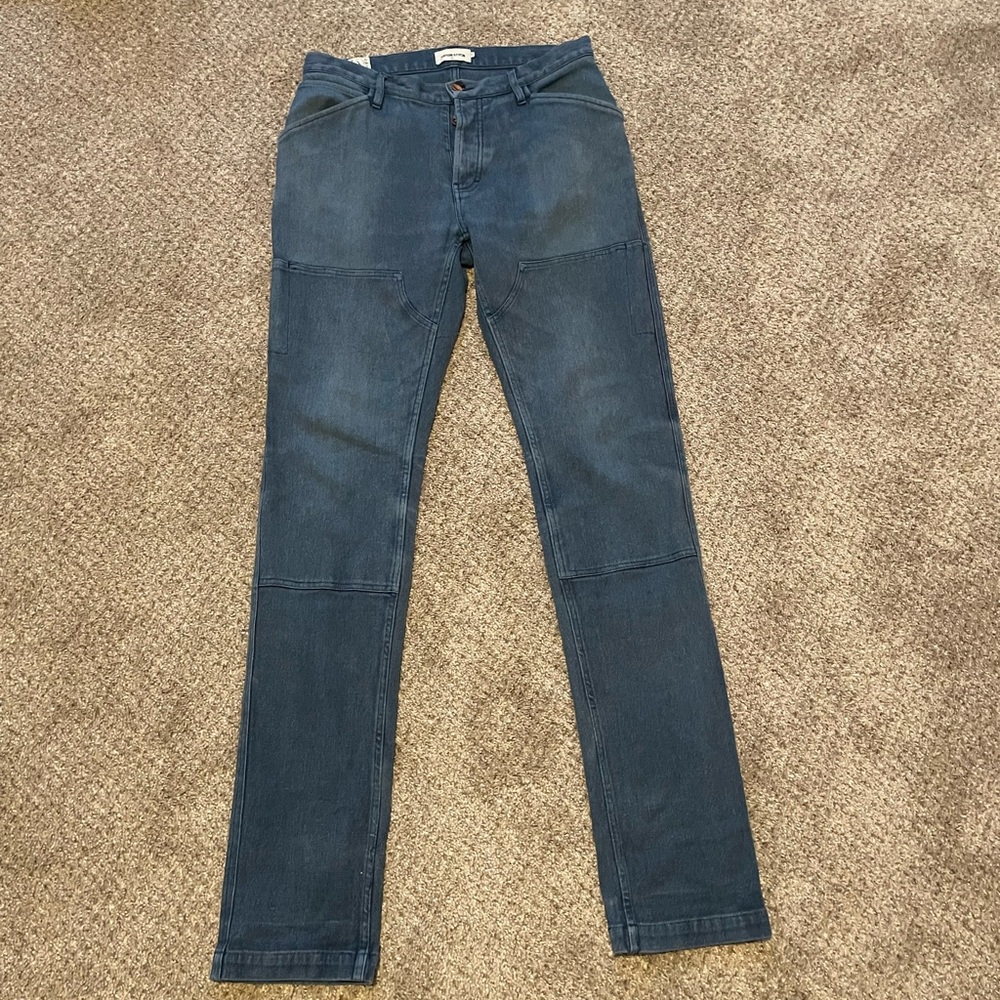 Taylor Stitch Blue Boss Duck Pants